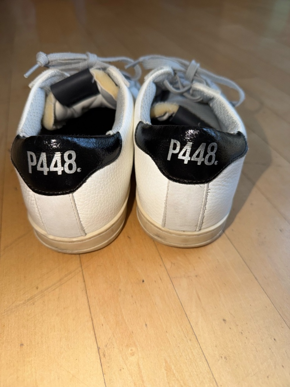 P448 White/Grey sneakers, 39 (8.5-9) GL1393 - Picture 7 of 9